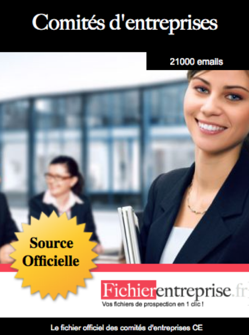 FICHIER COMPLET DES COMITES D'ENTREPRISE : Fichierentreprise