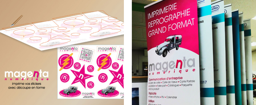 IMPRESSION GRAND FORMAT : MAGENTA NUMÉRIQUE