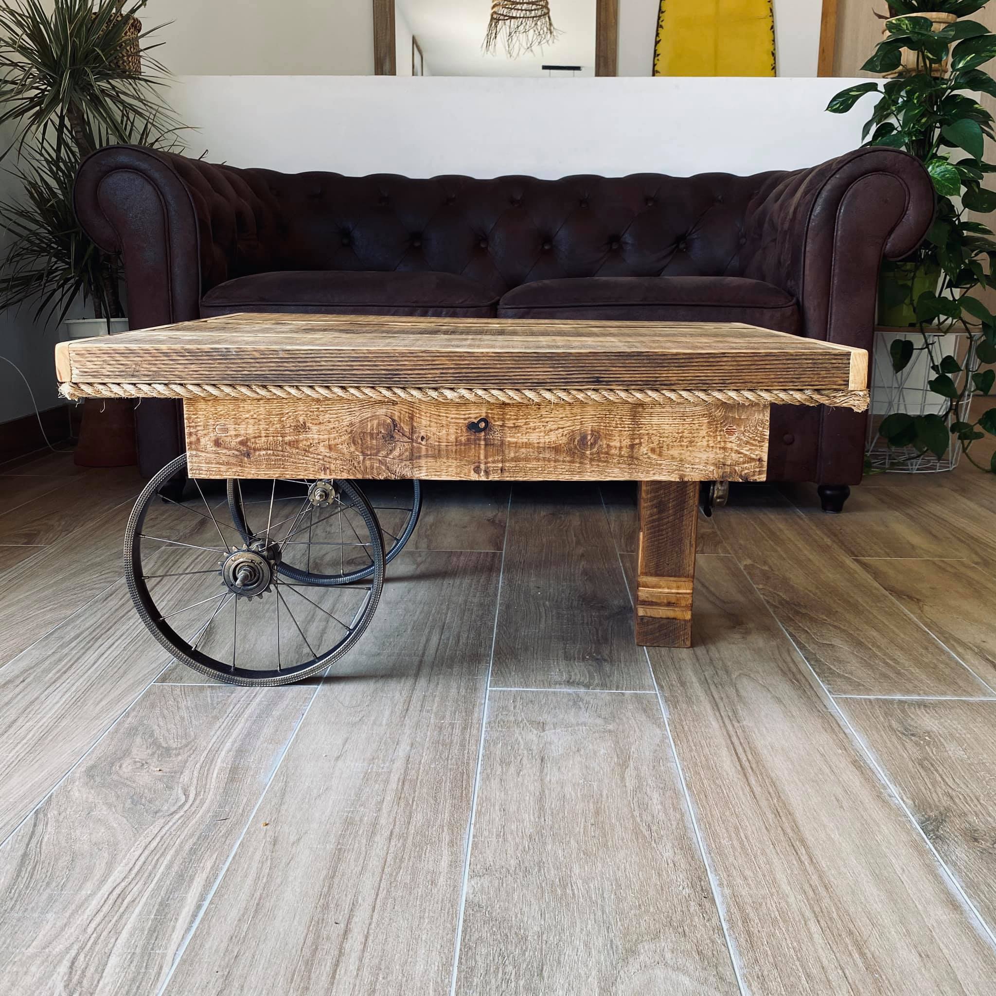TABLE BASSE CYCLE : So woods déco