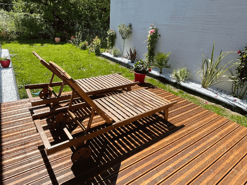 Jardin création : Vert Botté