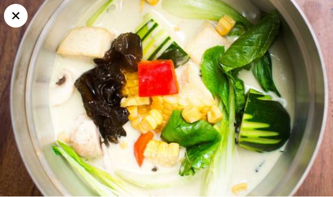  Varié de légumes et tofu au curry vert : Villa Papillon