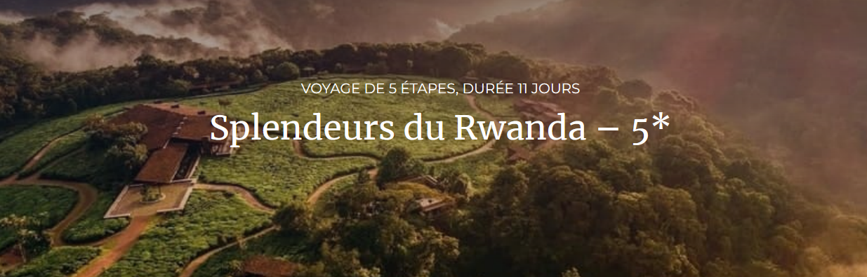 Voyage de 5 étapes, durée 11 jours Splendeurs du Rwanda – 5 : Voyages De Luxe
